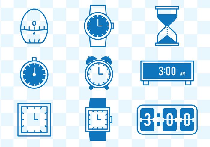 Watch Icons vector