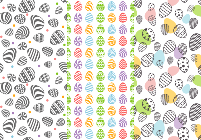 Easter Pattern Background vector