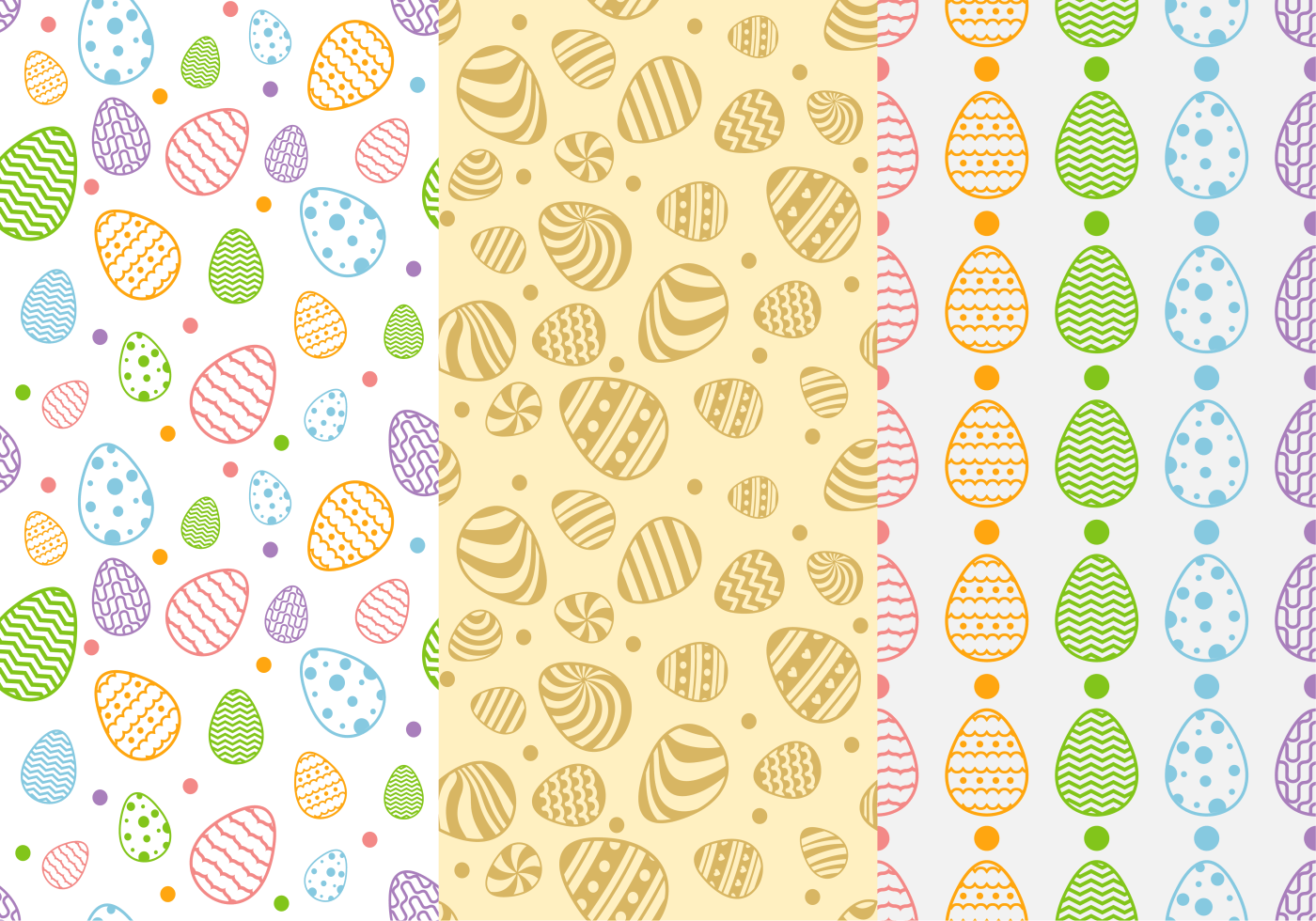 Easter Pattern Vector Art, Icons, and Graphics for Free Download