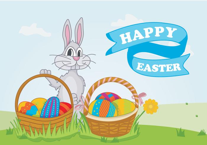 Colorful Easter Egg Pattern Vector Illustration