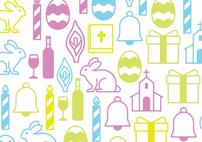 Easter Symbols vector