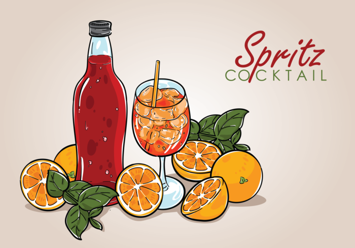 Ilustración vectorial Spritz vector