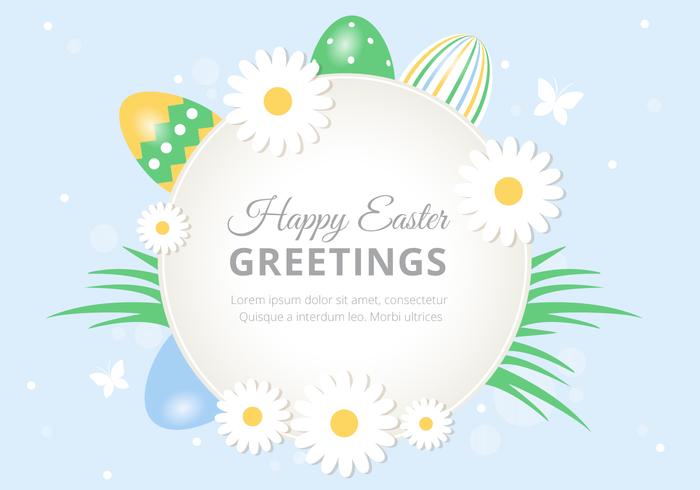 Free Easter Holiday Vector Background