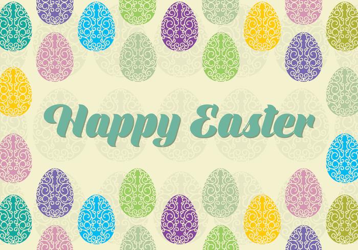 Happy Easter Background vector