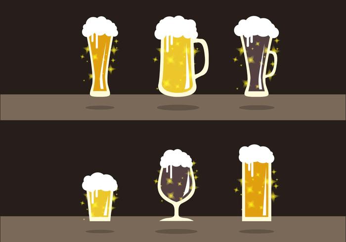 Cerveja Beer Flavors Illustration Vector