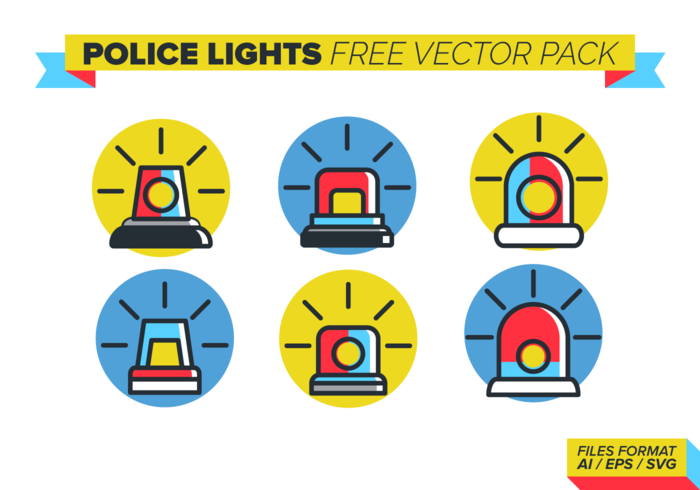 Police Lights Free Vector Pack Police Lights Free Vector Pack