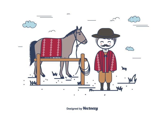 Gaucho Vector Background