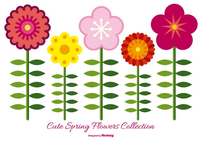 Cute Spring Flower Collection Cute Spring Flower Collection