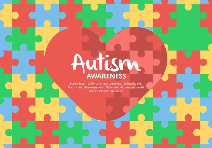 Puzzle Autism Background 145639 Vector Art at Vecteezy