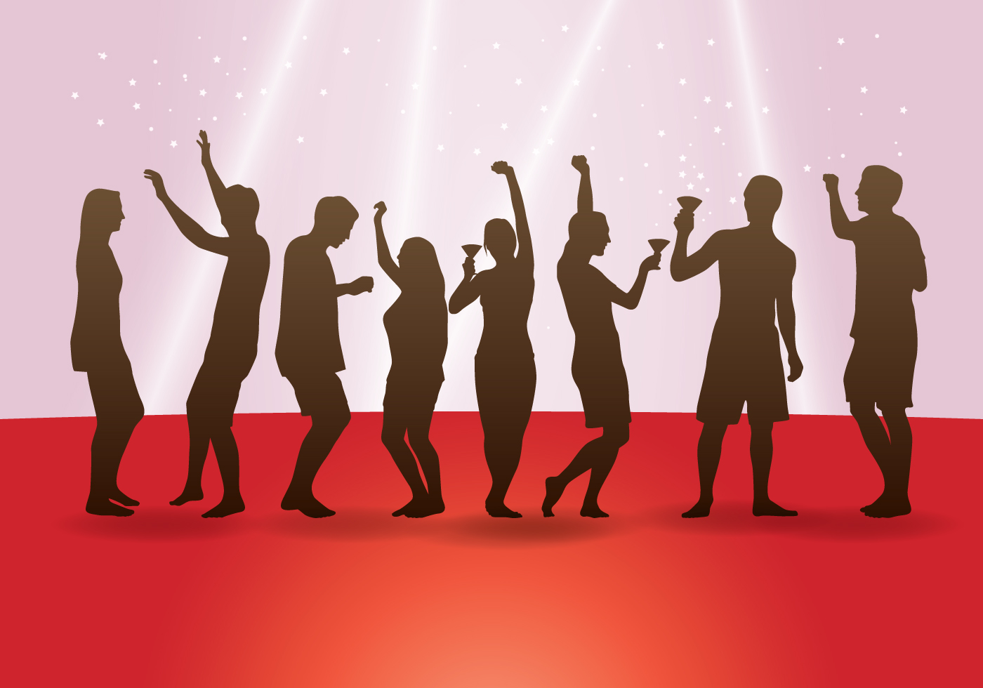 People Dancing Svg