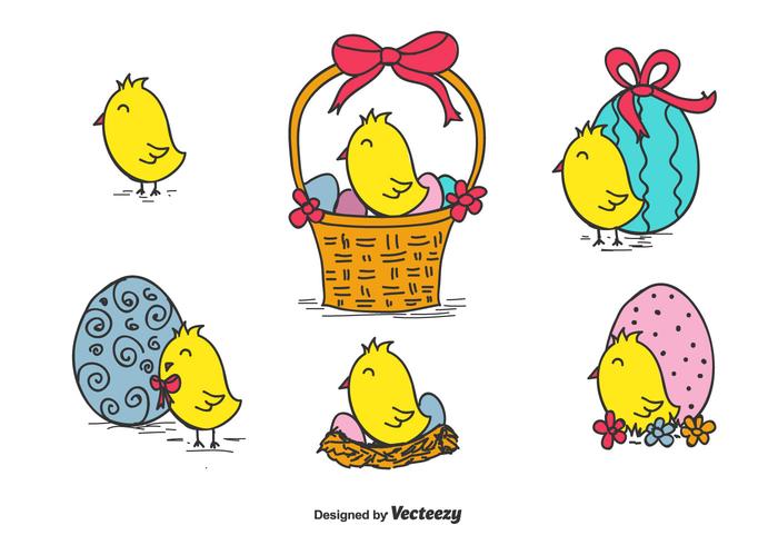 Easter Chick Vector Easter Chick Vector