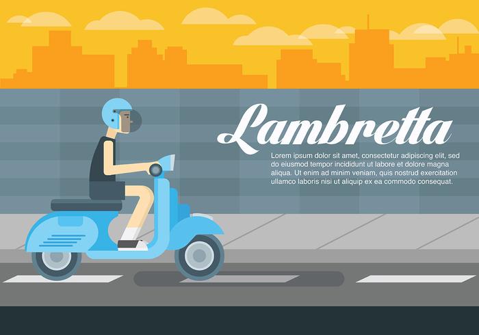 Lambretta Vector Background