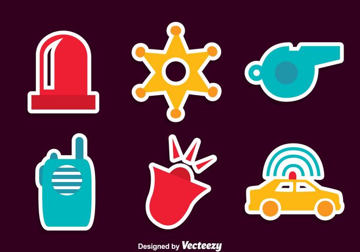 Nice Police Element Vectors