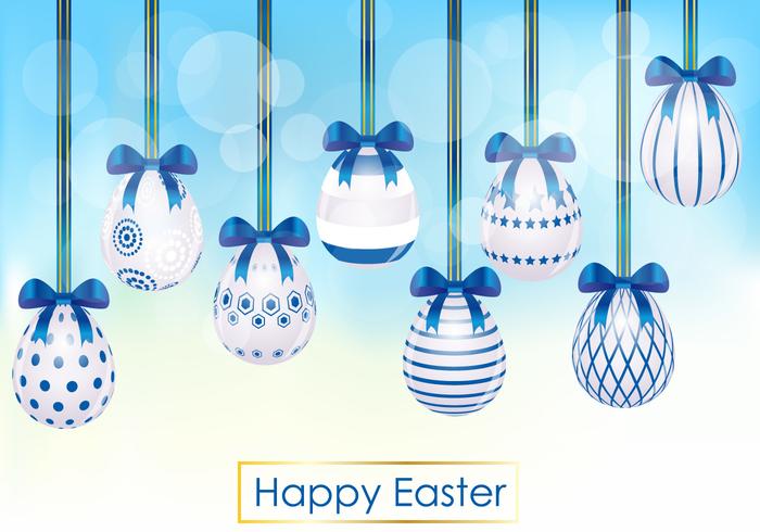 Decorative Of Easter Egg vector