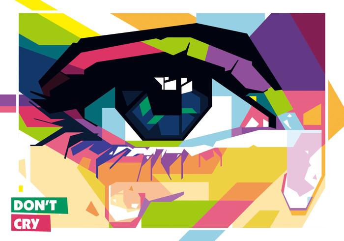 Don't Cry vector WPAP