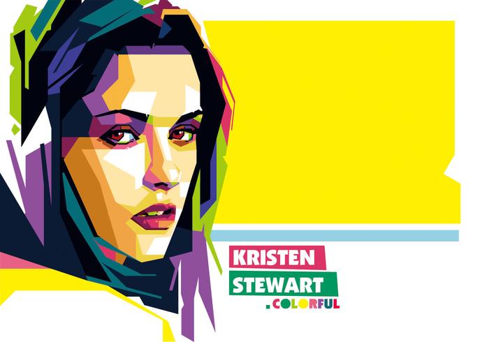 Kristen Stewart vector WPAP