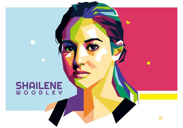 Shailene woodley vector wpap