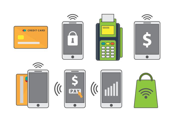 Free Mobile Payment Vector Icons