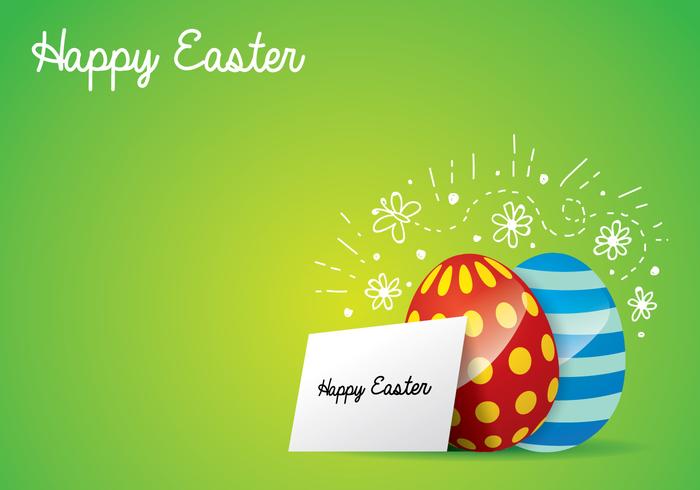 Easter Egg Background vector