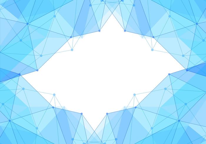 Free Vector Blue Polygon Background