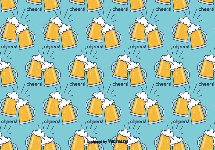 Cerveja- Beer Vector Pattern 