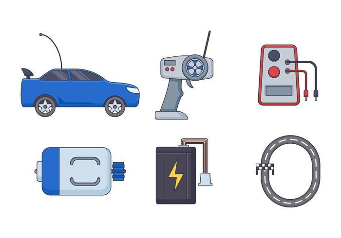 Libre de vectores de coches en circulación RC