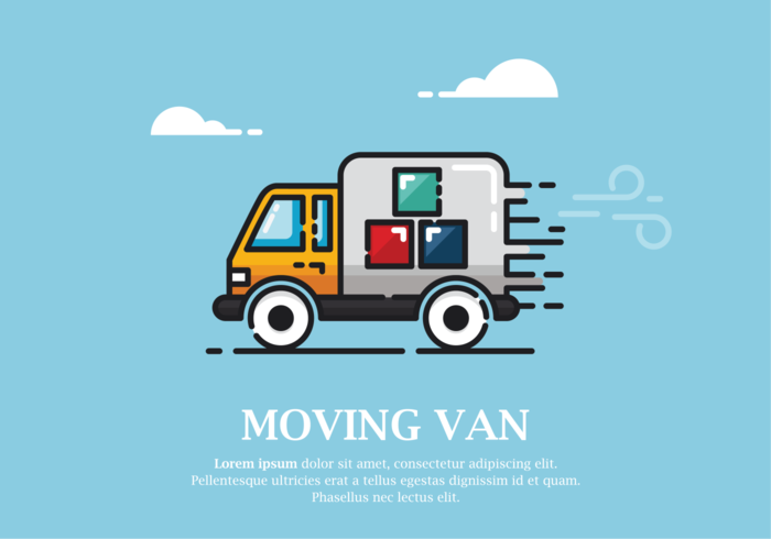 Moving Van Vector Illustration