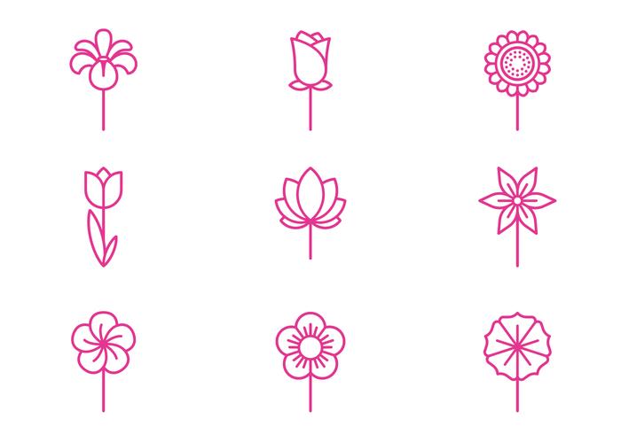 Flowers Icon vector