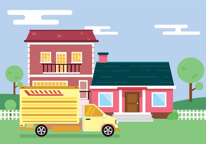 Moving to New House Vector