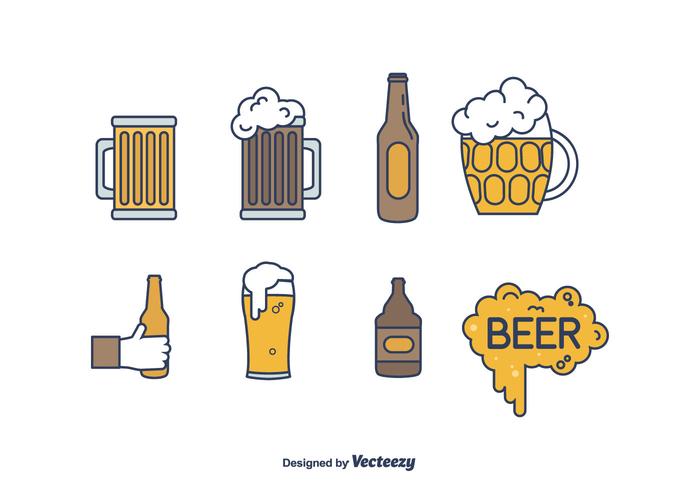 Cerveza Vector Set