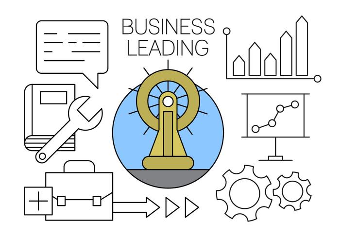 Business Leading Icons for Free in Minimal Designed Vector