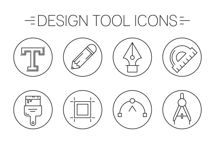 Linear Graphic Design Elements vector