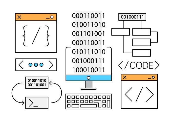 Linear Web Development Vectors