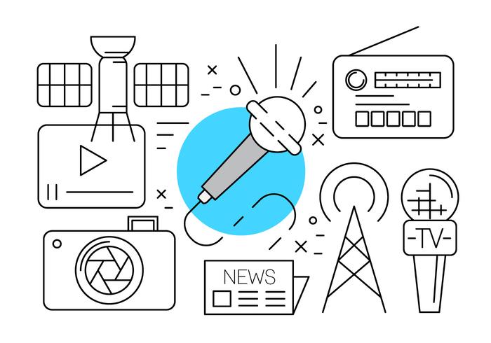 Free Media Icons vector