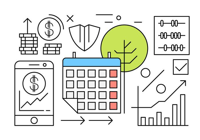 Negocios y Finanzas libre de elementos vectoriales vector