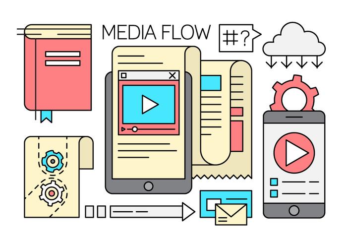 Linear Media Flow Elements vector