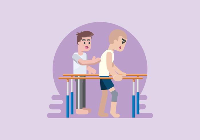 Physiotherapist Vector Illustrator