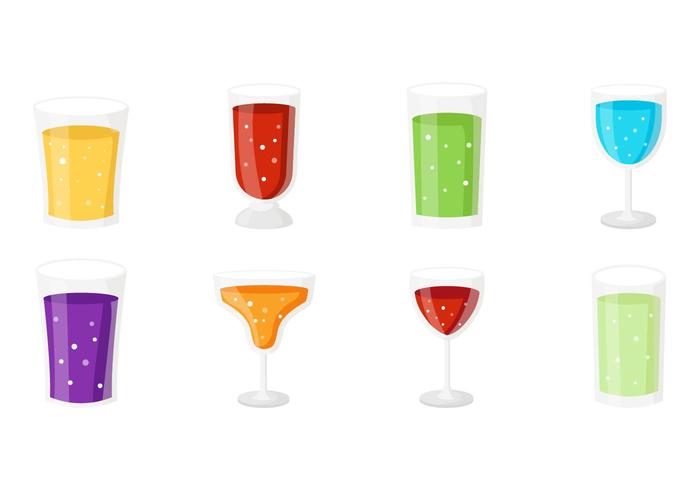 Free Alcoholic Drinks Vector