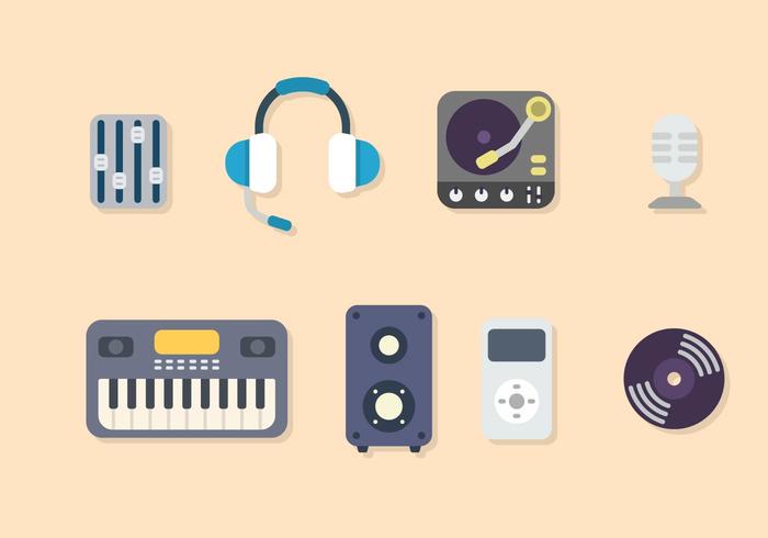 Flat Music Vectors