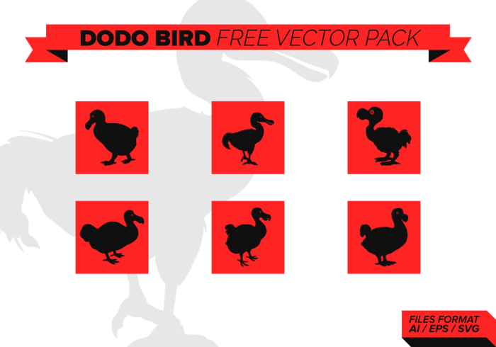 Dodo Bird Silhouettes Free Vector Pack Dodo Bird Silhouettes Free Vector Pack