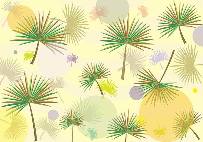 Palmetto Leaf Hipster vector Modelo