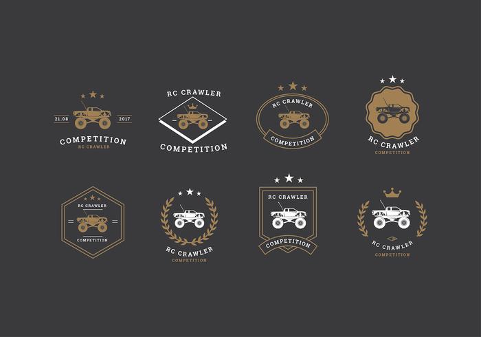 RC Crawler Competiton Logo Free Vector