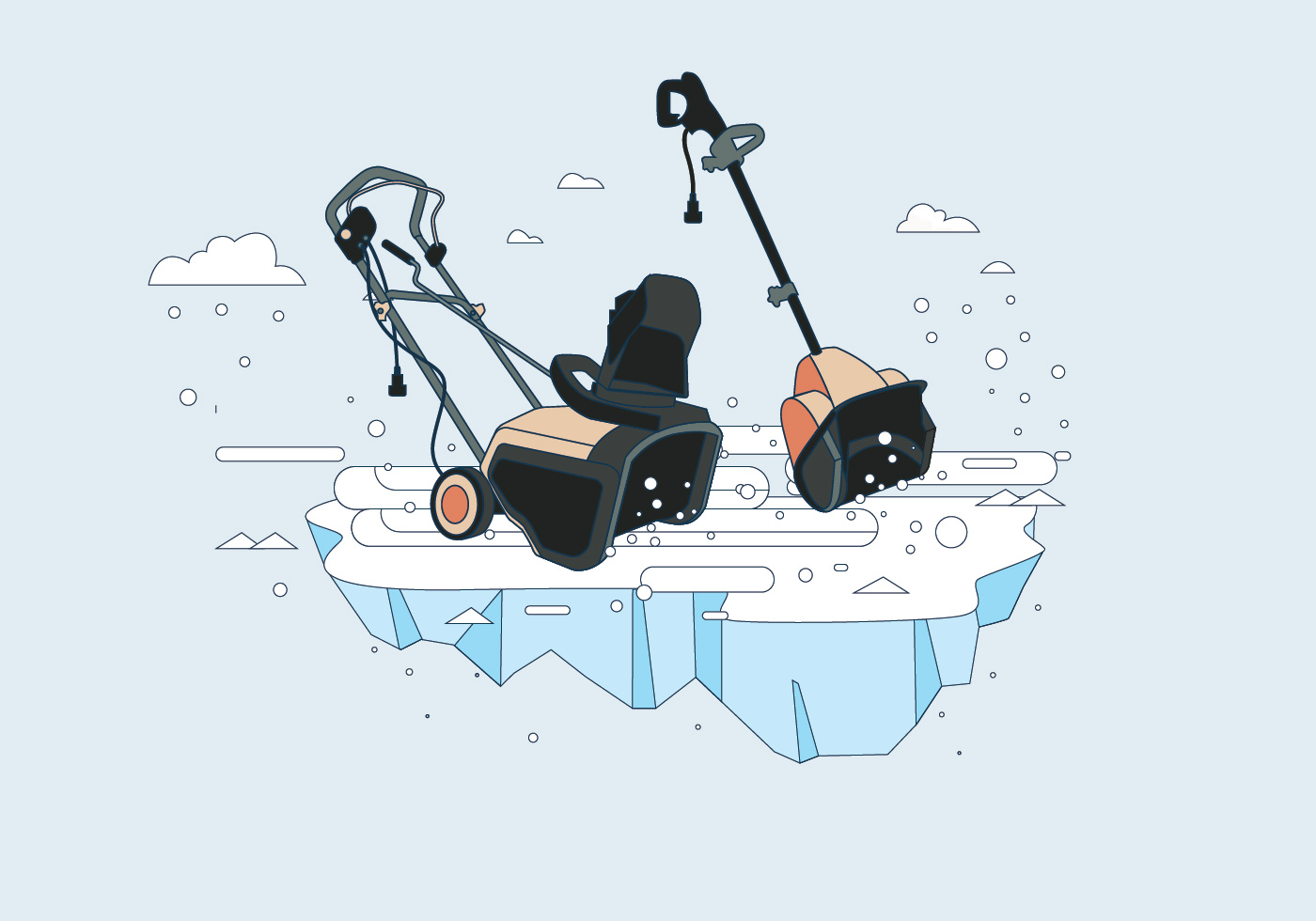 Download Snow Blower Vector 146380 - Download Free Vectors, Clipart ...