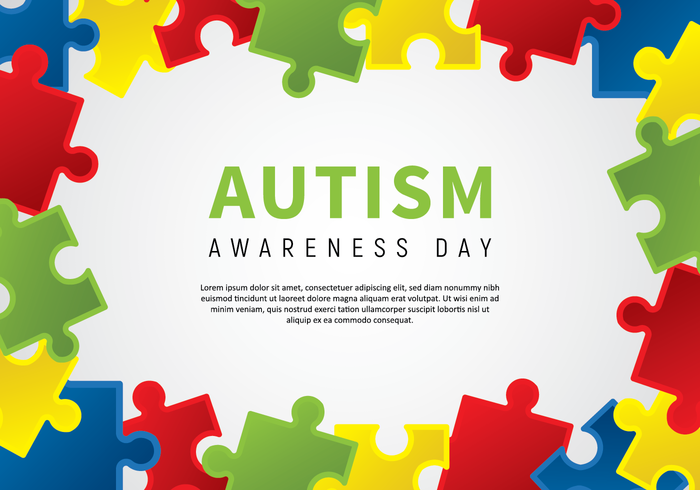 Autism Awarness Day Poster vector