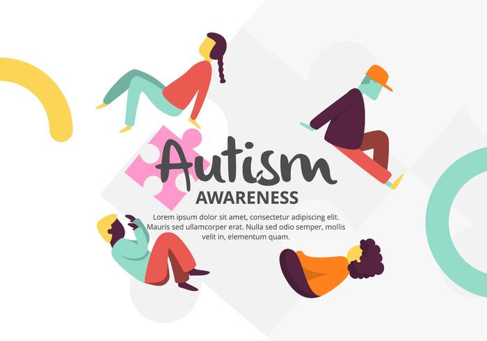 Autism Background vector