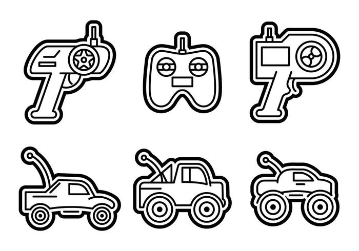 Free Outstanding RC Car Vectors