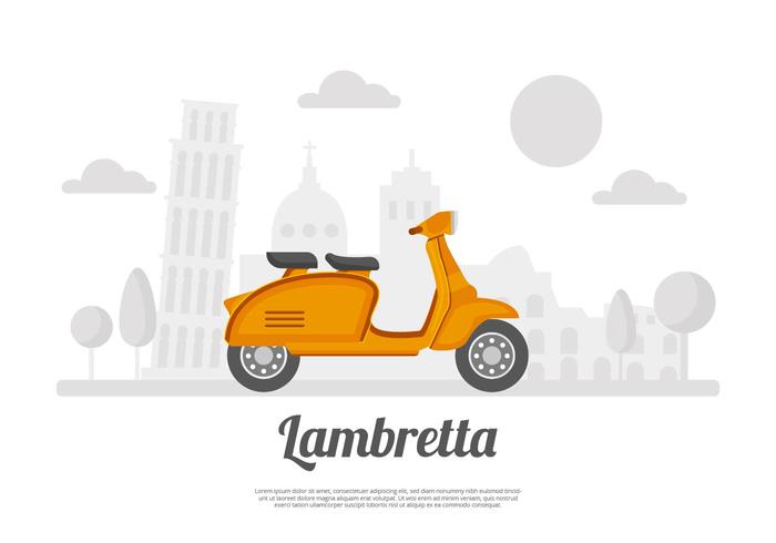 Libre de vectores de fondo Lambretta