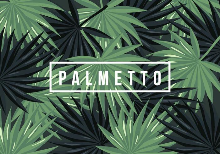 Palmetto Background vector