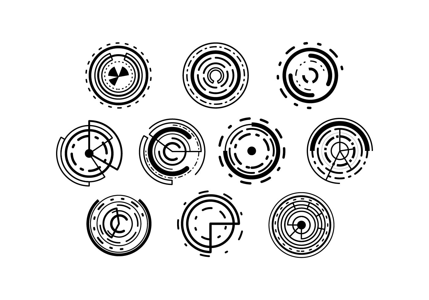 Download Free Hud Element Vector - Download Free Vectors, Clipart ...