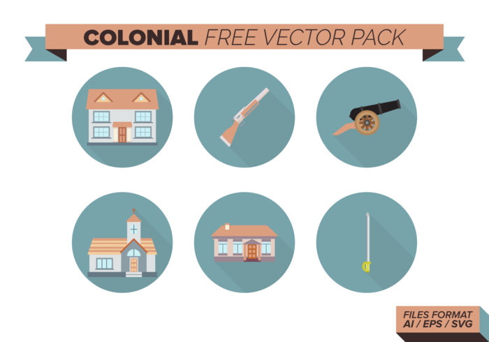 Colonial Free Vector Pack Colonial Free Vector Pack